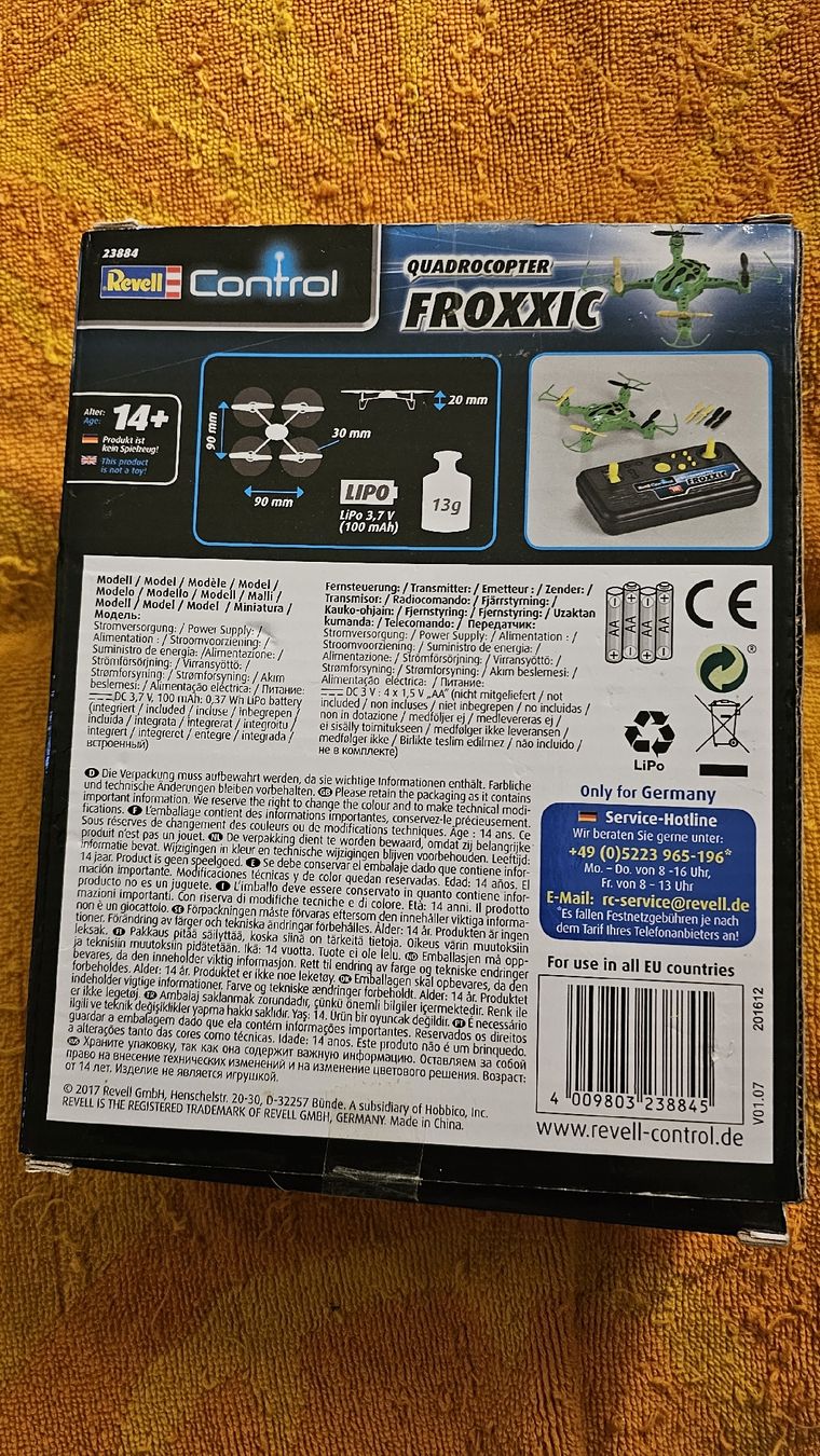 Jouets: Revell Control Quadcopter Froxxic – Neuf avec emballage d'origine à Birmensdorf ZH par Phoenyx15 1