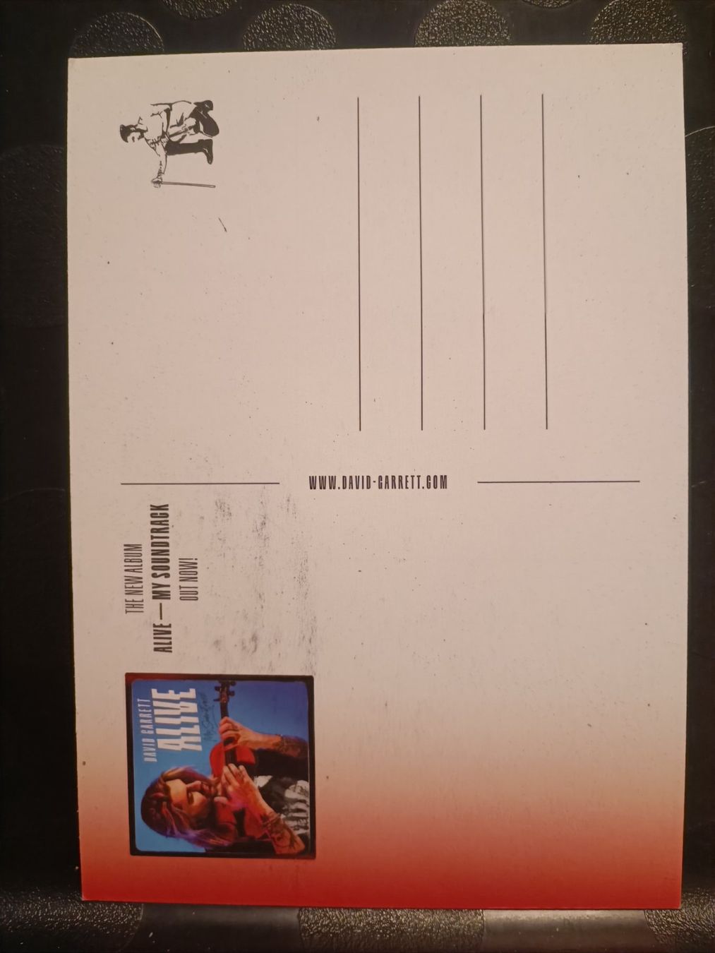 Autografi: David Garrett - Handsigniert alte Autogrammkarte – Usato da Menziken venduto da Artographs 1