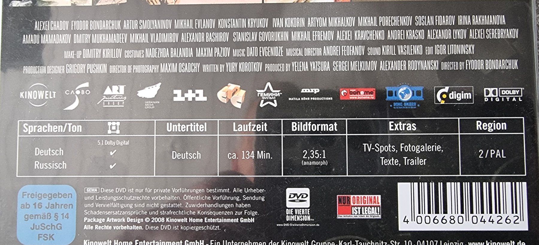 Tutti i DVDs: DVD Die neunte Kompanie – Usato da Oetwil am See venduto da fineli2 1