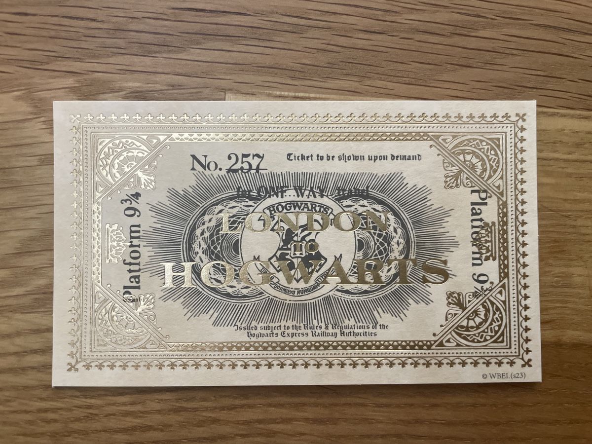 Biglietti: Billet de train Harry Potter – Nuovo e nell'imballaggio originale da Chardonne venduto da amonney