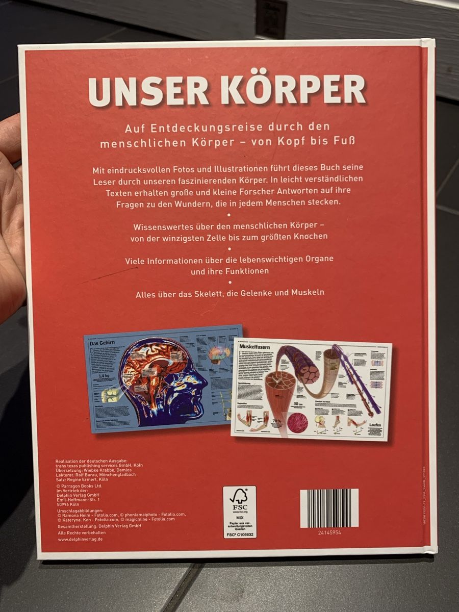 Livres: Unser Körper - Auf Entdeckungsreise durch den Körper – D'occasion à Winterthur par amapola 1