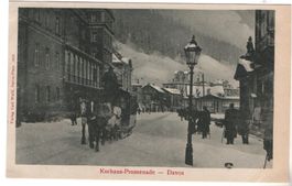 DAVOS Kurhaus, Pferde-Schlitten-Post