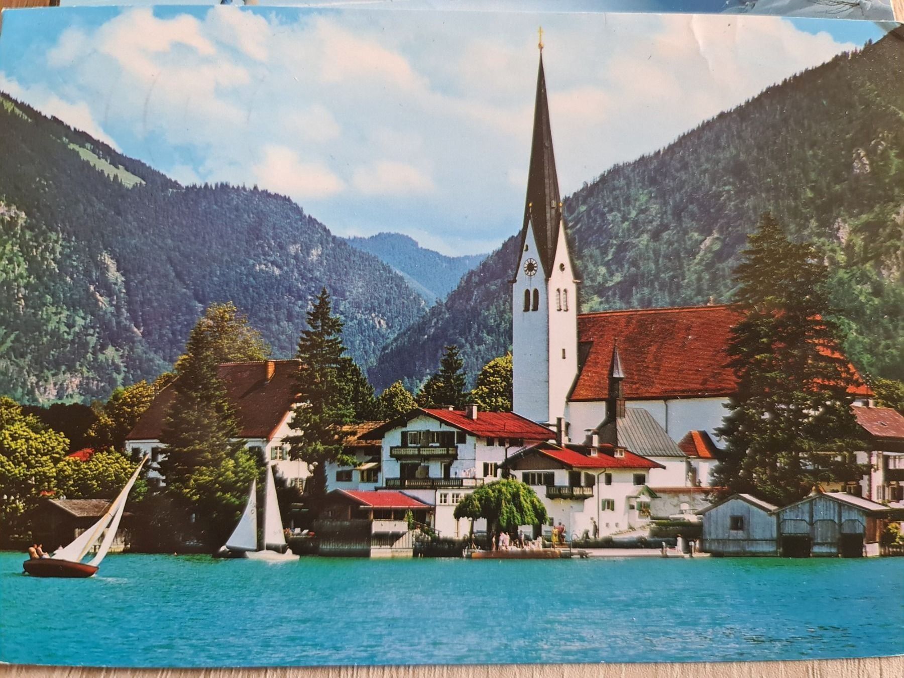 Cartoline postali: Ansichtskarte Rottach Egern Deutschland – Usato da Dintikon venduto da Vexi