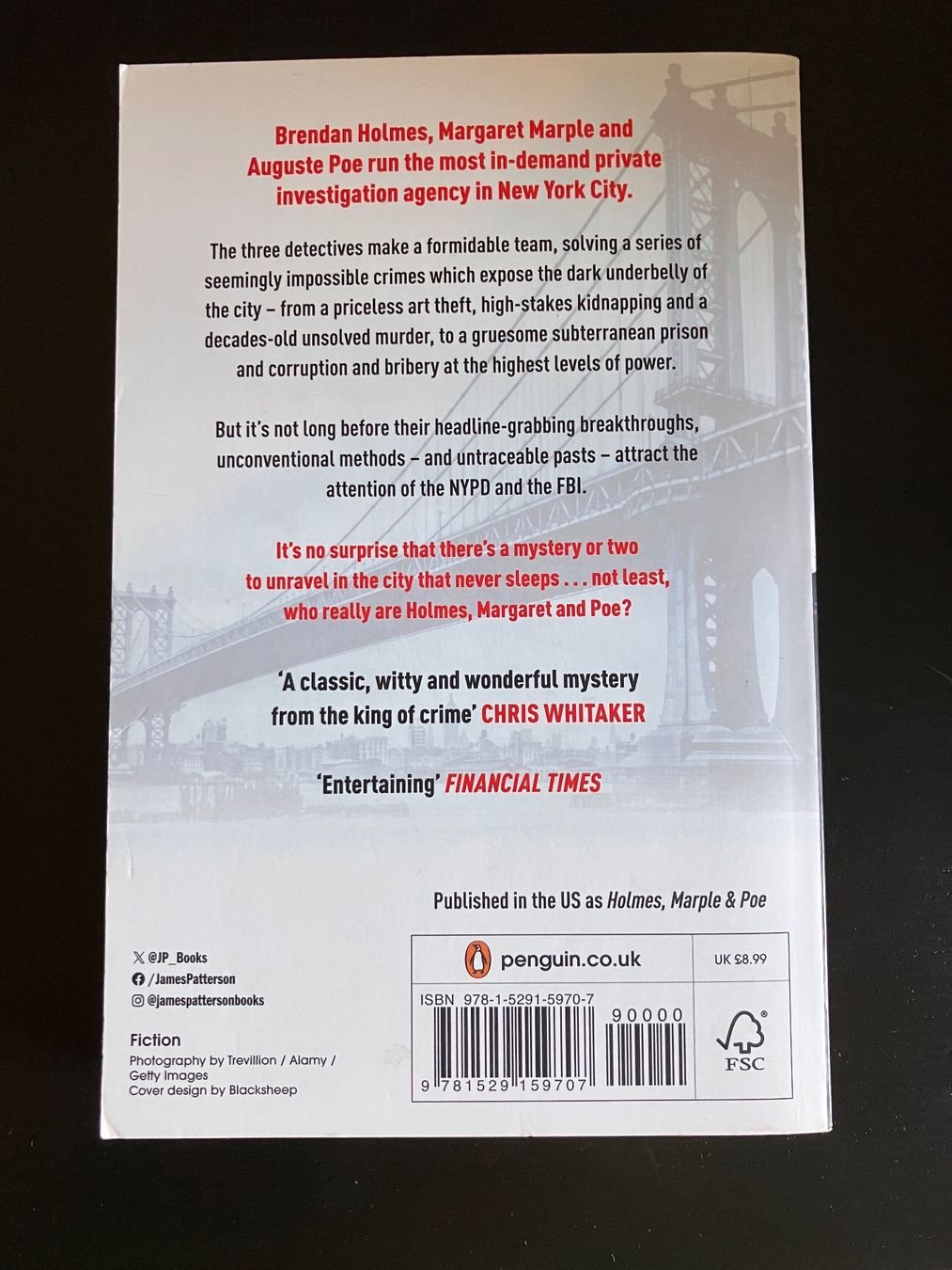 Libri: James Patterson, Holmes Margaret and Poe – Usato da Zürich venduto da amarelapreto 1