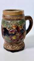Vintage Napcoware Bierkrug – Relief Paar & Burg – Japan