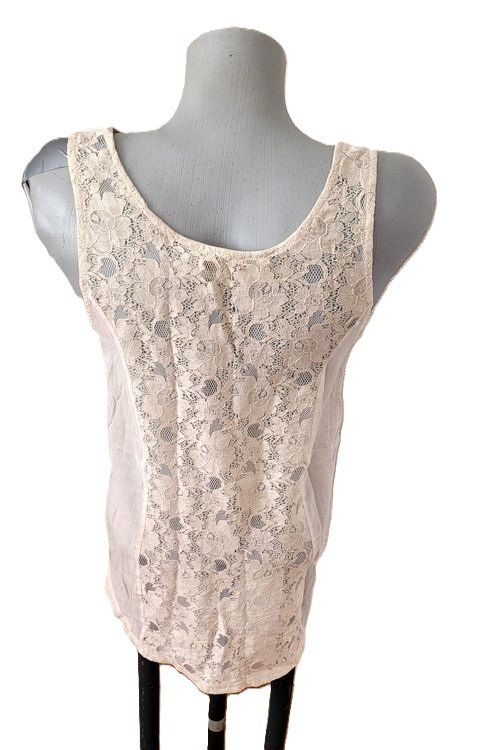 Pieces Tops: Herziges Top ca. Gr. S von Pieces mit Spitze – Gebraucht aus Füllinsdorf von Sunnebliemli7 1