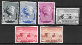 Belgien Serie 529 - 534 Musikstiftung Königin * 1.5.1940