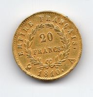 (643) Frankreich, 20 Francs, 1810 A Napoleon, Top