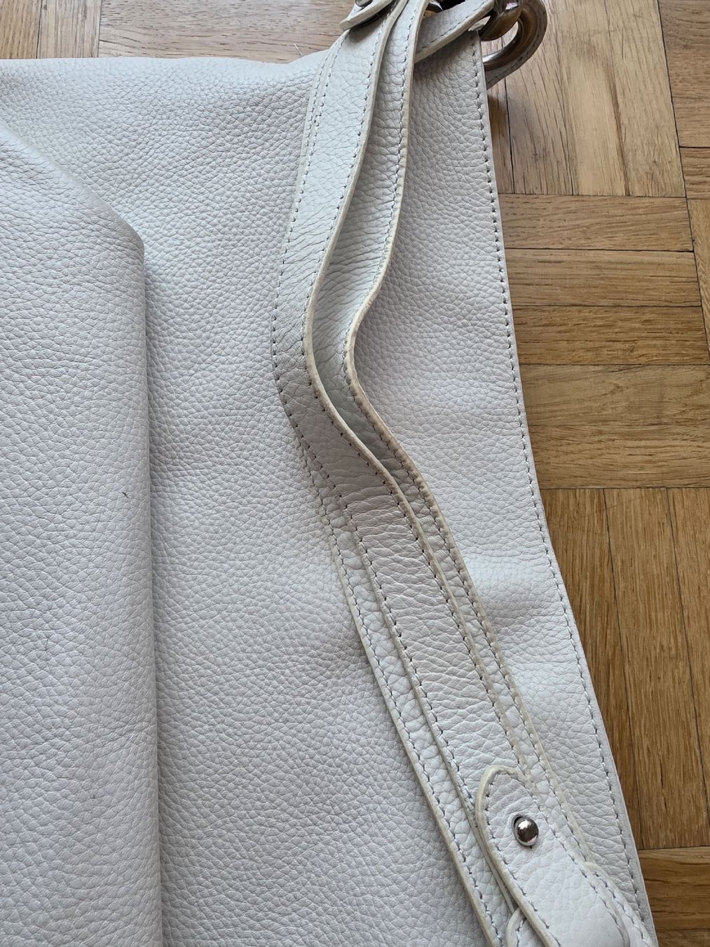 Vera Pelle Borse da donna: Vera pelle white shoulder bag – Usato da Bellinzona venduto da Qwer_h7j7 5