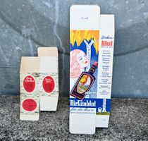 2 Vintage ORGINAL karton VERPACKUNGEN Birkenblut ungebraucht