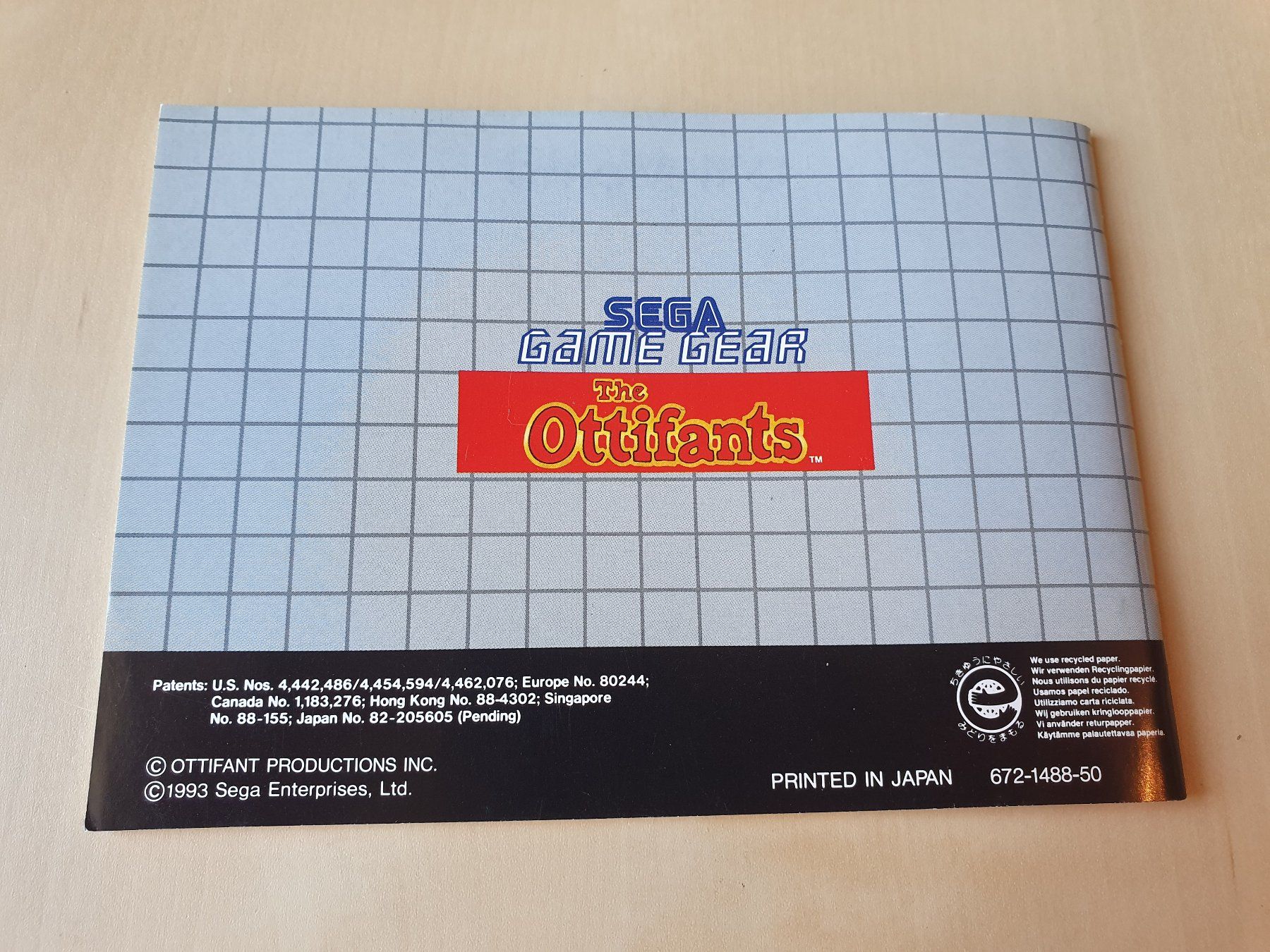 Sega Spiele: Anleitung The Offifants Game Gear – Gebraucht aus Stansstad von collectorsshop 1