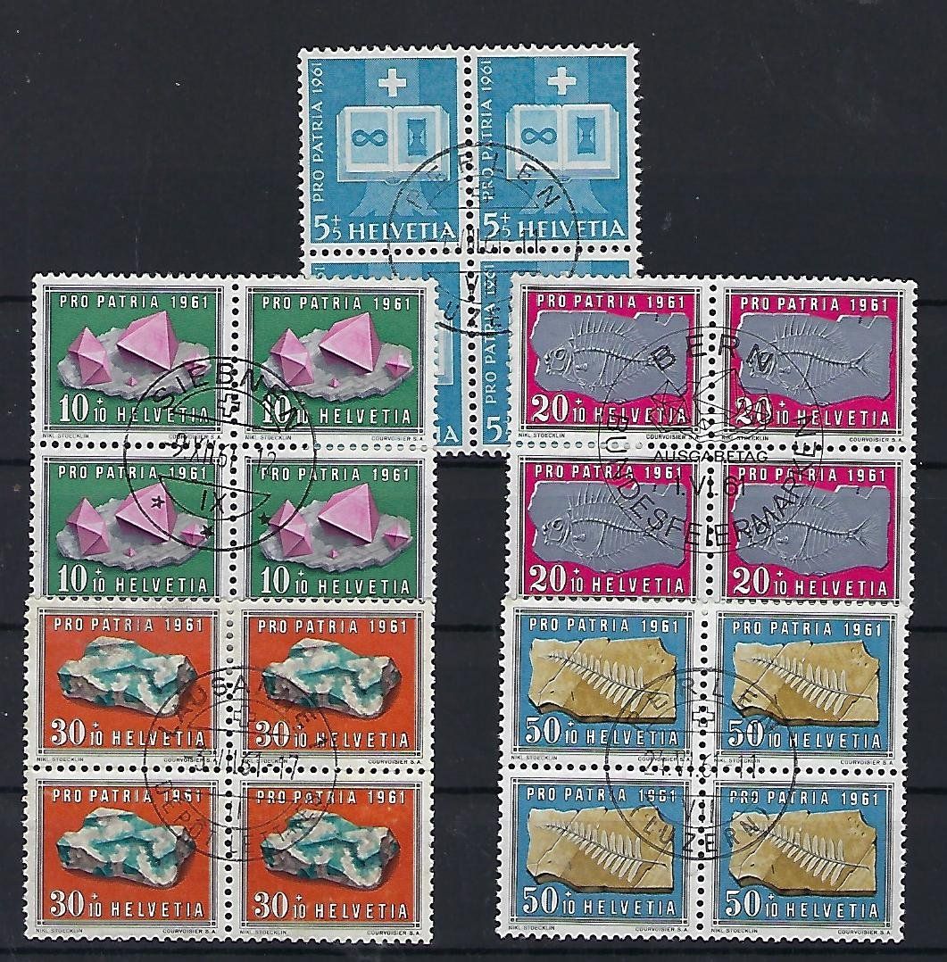 Tutti i francobolli: 1961  Pro Patria Viererblocks 14977 – Usato da Lunden venduto da Animus999