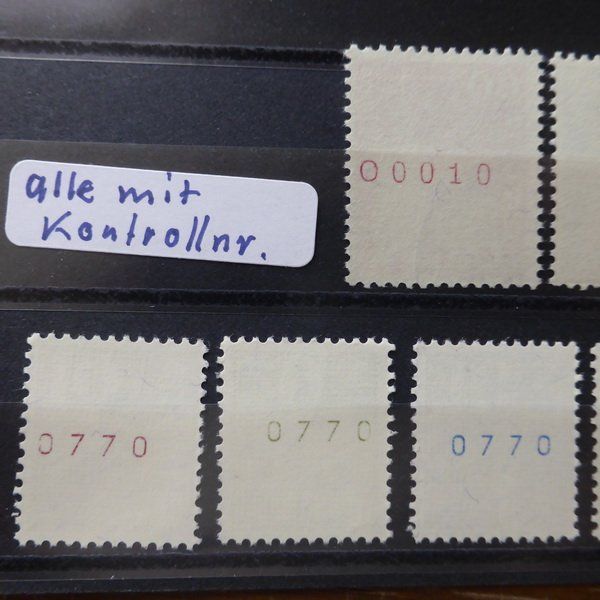 Tous les timbres: kleines Lot CH - Marken mit Kontrollnummern – D'occasion à Egliswil par Trens01 1