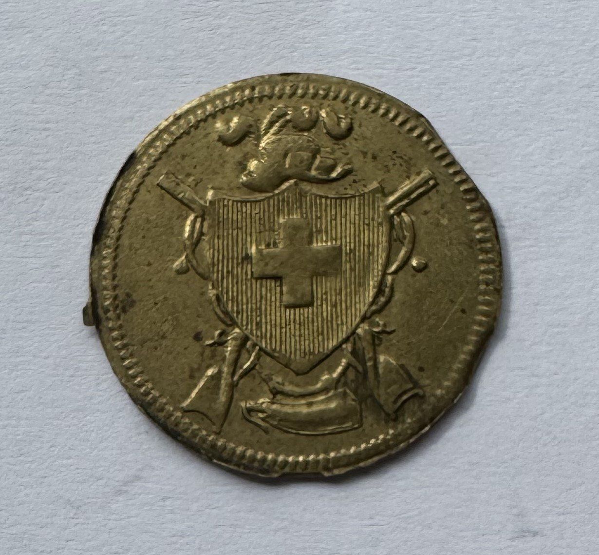 Medaglie: 1842 Schützenjeton Chur – Usato da Kirchberg SG venduto da Helveticus00