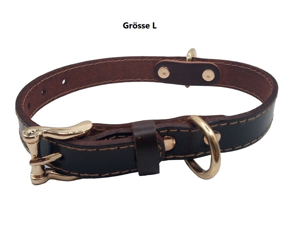 Guinzagli & Collari: Hundehalsband Echtleder - Grösse M – Nuovo e nell'imballaggio originale da Werdenberg venduto da EXA-Animal-World 4