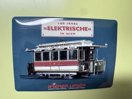 Nostalgische Postkarte: 100 Jahre Elektrische Wien