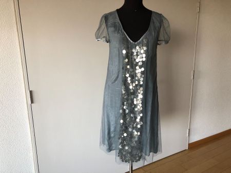 NOA NOA Kleid hellblau/grau Gr S Wunderschön!