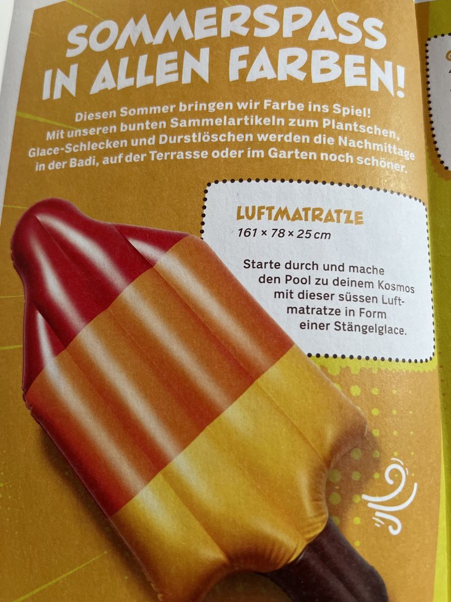 Coop Raccolte di bollini & punti: Coop das isch Summer- Luftmatratze – Nuovo (secondo la descrizione) da Gelterkinden venduto da cobra0110 1