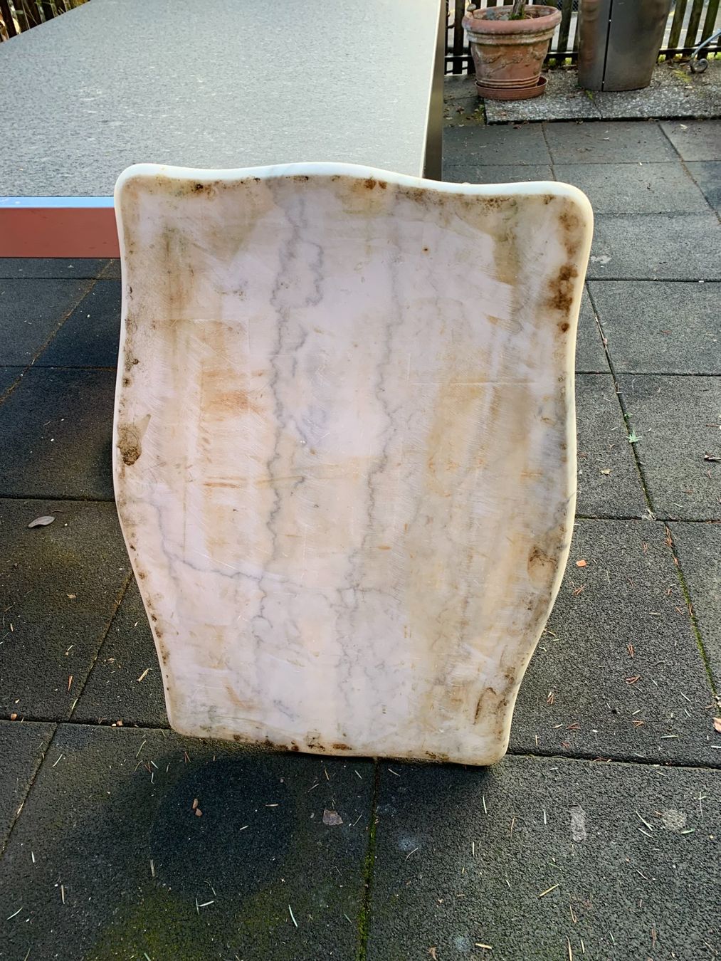 Tavoli: Schwere Marmor Tisch Platte - 79cm x 57cm – Usato da Zürich venduto da ZHtobi 1