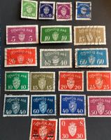 Norwegen, Lot Dienstmarken (1926 - 1952), 20 Werte #