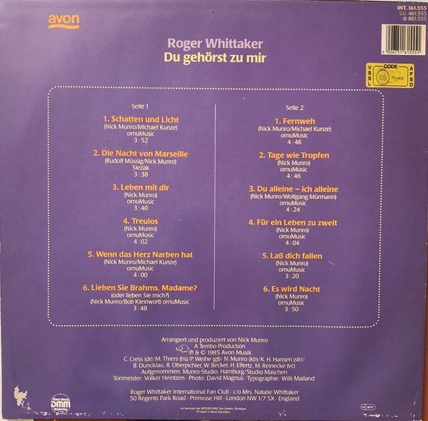 Dischi in vinile: 4x LPs Roger Whittaker – Usato da Grüningen venduto da azulmarron 1