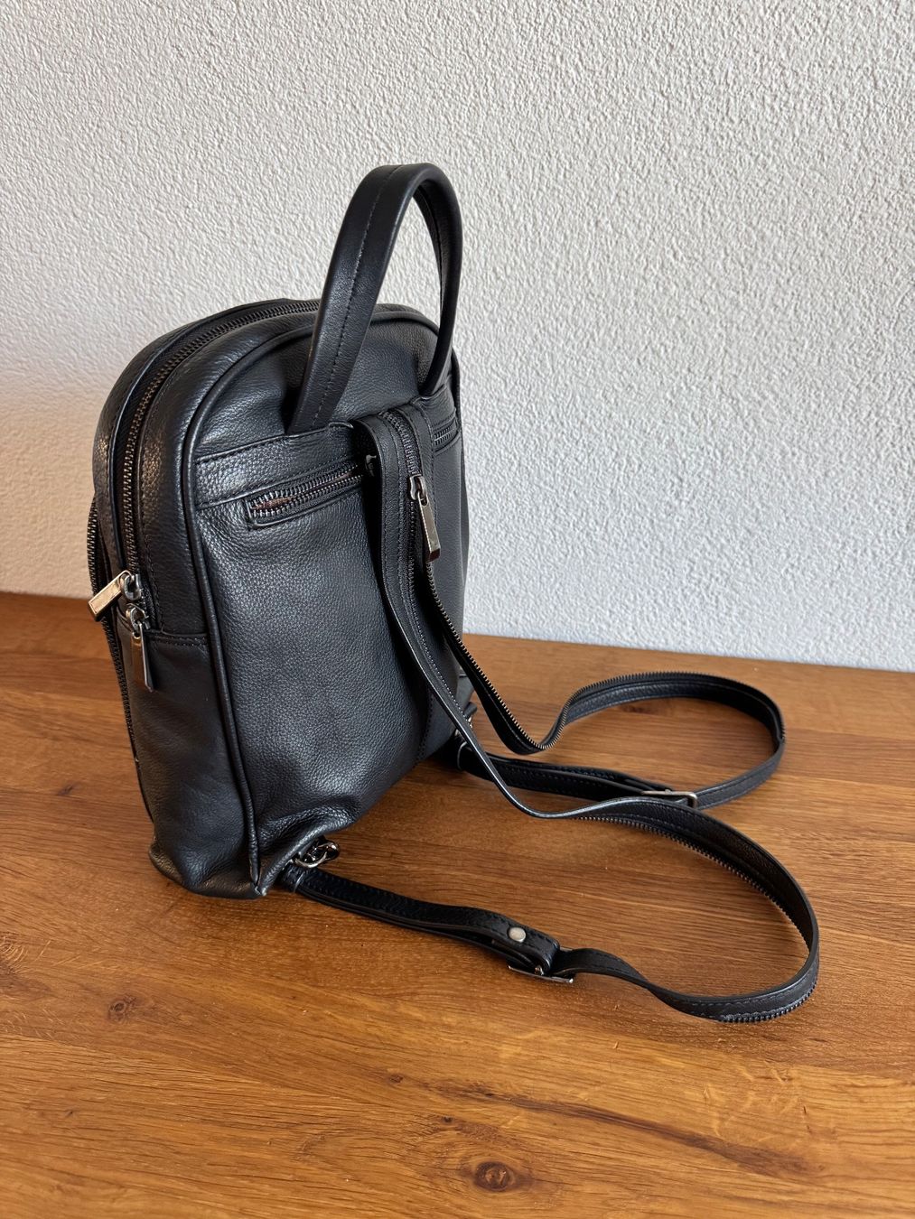 07 14 Zaini: Orig." 07 14 "Echt Leder Rucksack – Usato da Frauenfeld venduto da dilili 2