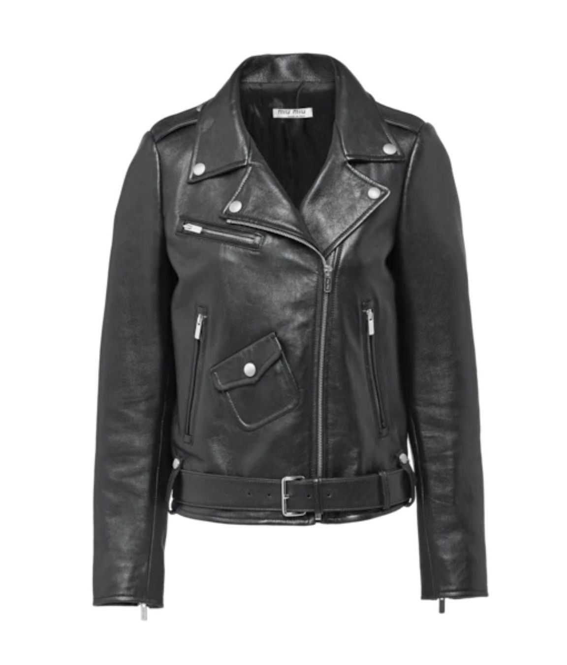 Miu Miu Jacken: Miu Miu leather jacket – Gebraucht aus Adliswil von Mariia_18