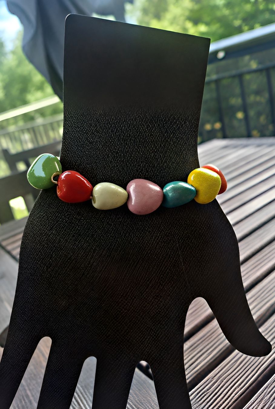 Armbänder & -reifen: Bracciale multicolore pietre lucide – Neu (gemäss Beschreibung) aus Giubiasco von Stefaniav