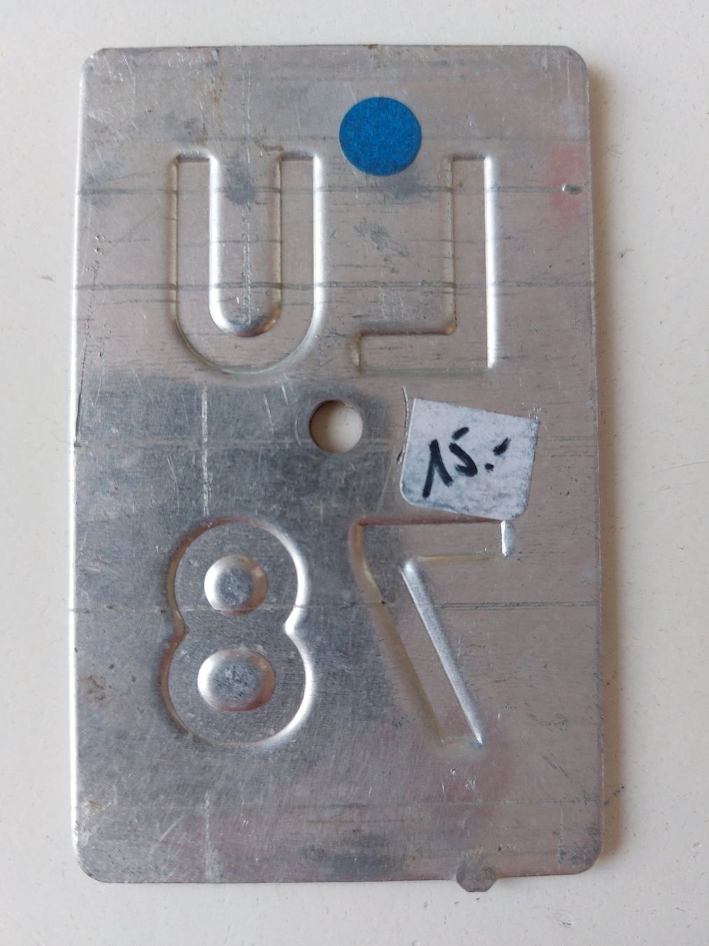 Sachs Insegne: Velonummer LU 78 plaque Velo – Usato da Schenkon venduto da Uhu007 1