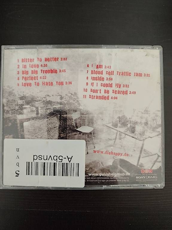 CD: Die Happy - Bitter to Better – Usato da Boll venduto da ttr-fun 1