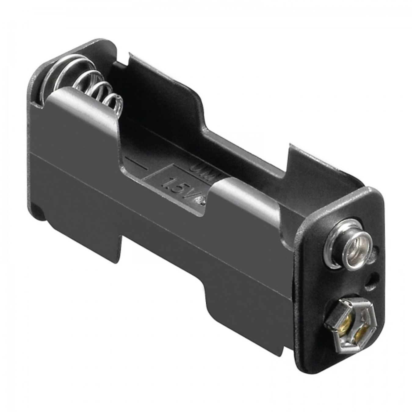 Batterie, Caricabatterie & Alimentatori: Batteriehalter , 2x Mignon "AA" – Nuovo e nell'imballaggio originale da St. Willibald venduto da silvertronic24