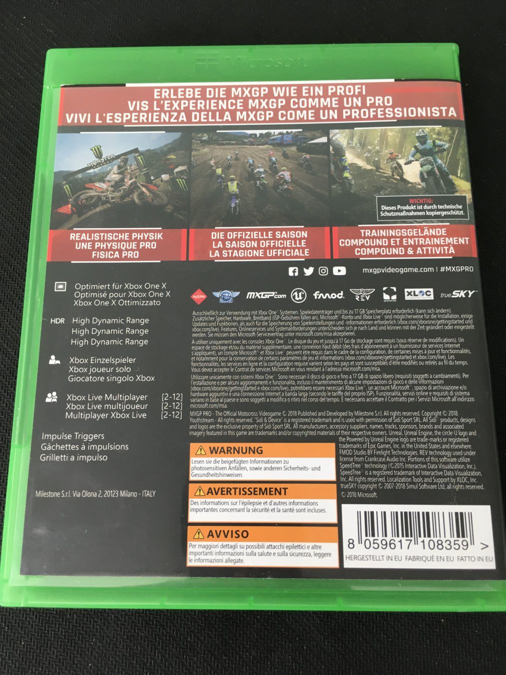 Microsoft Giochi: MXGP Pro für Xbox One – Usato da St.Gallen venduto da sjosjo 1