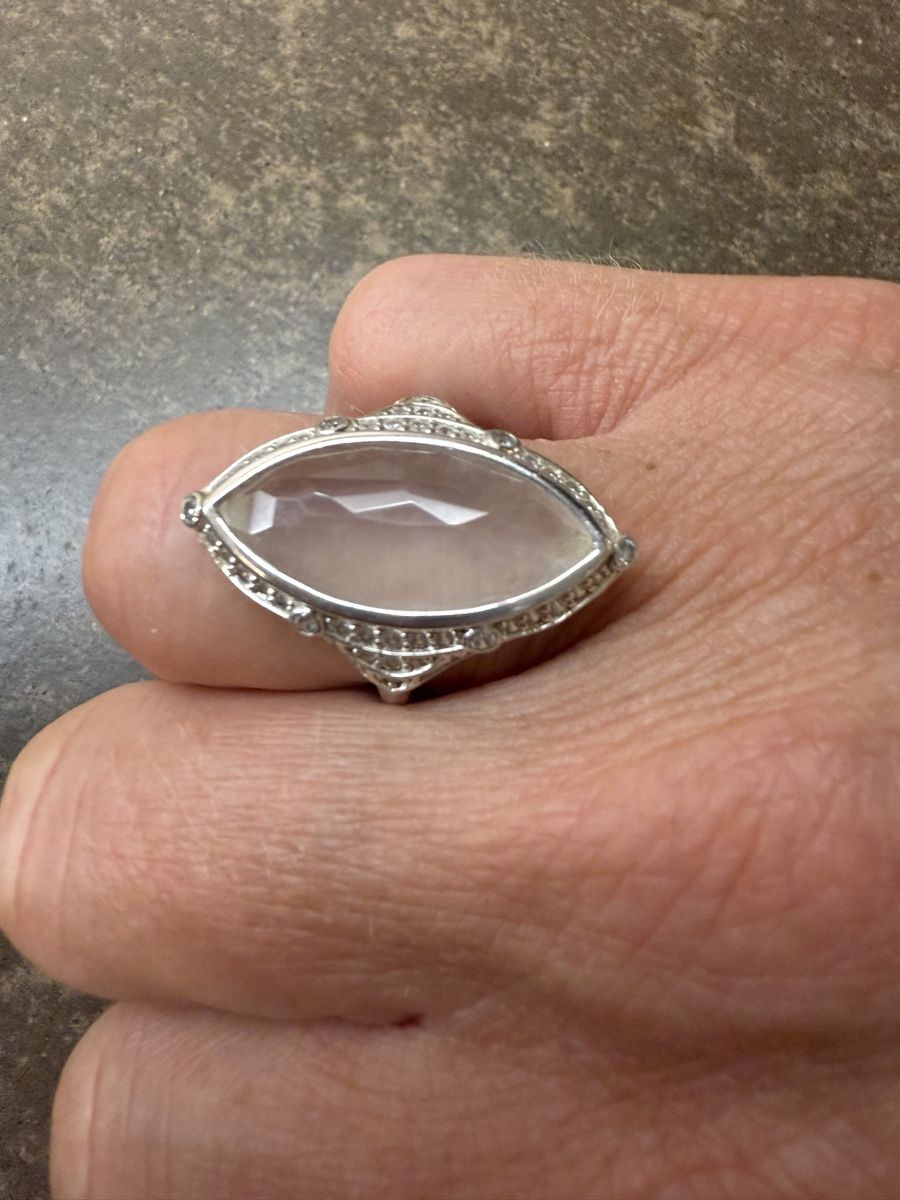 Anelli: Damen Ring mit grossem Stein – Usato da Brüttisellen venduto da BlackPearl18 1