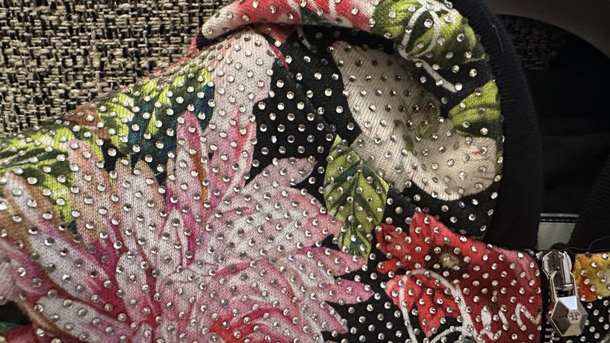 Philipp Plein Jacken & Mäntel: Philipp Plein Jacke mit Blumenmuster, Grösse 12-13J. – Neu (gemäss Beschreibung) aus Jonen von rdi_qj9p 2