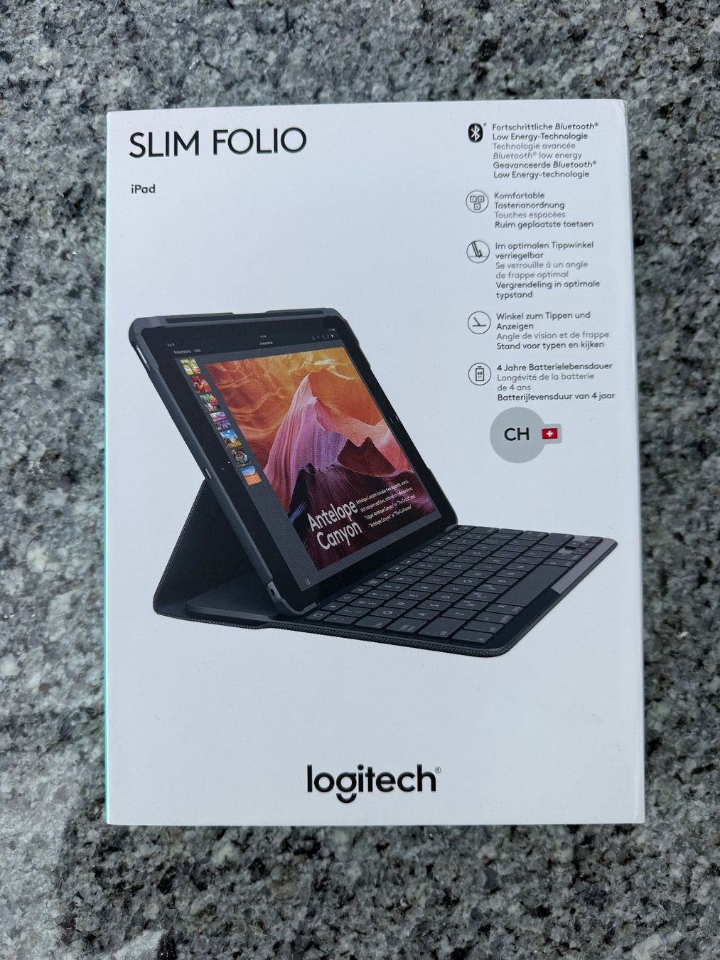 Claviers: Logitech Slim Folio iPad Tastatur Neu – Neuf avec emballage d'origine à Wängi par Uapd4