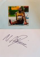 Nickel Ashmeade Autogramm signiert Karte mit Foto 20x30cm