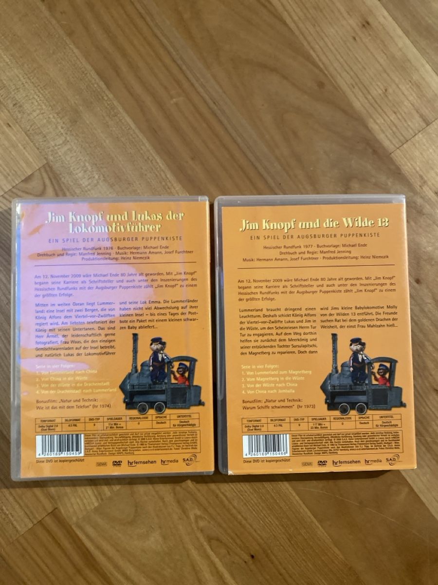 Alle DVDs: 2 DVDs Jim Knopf – Gebraucht aus Basel von lxbsl 1