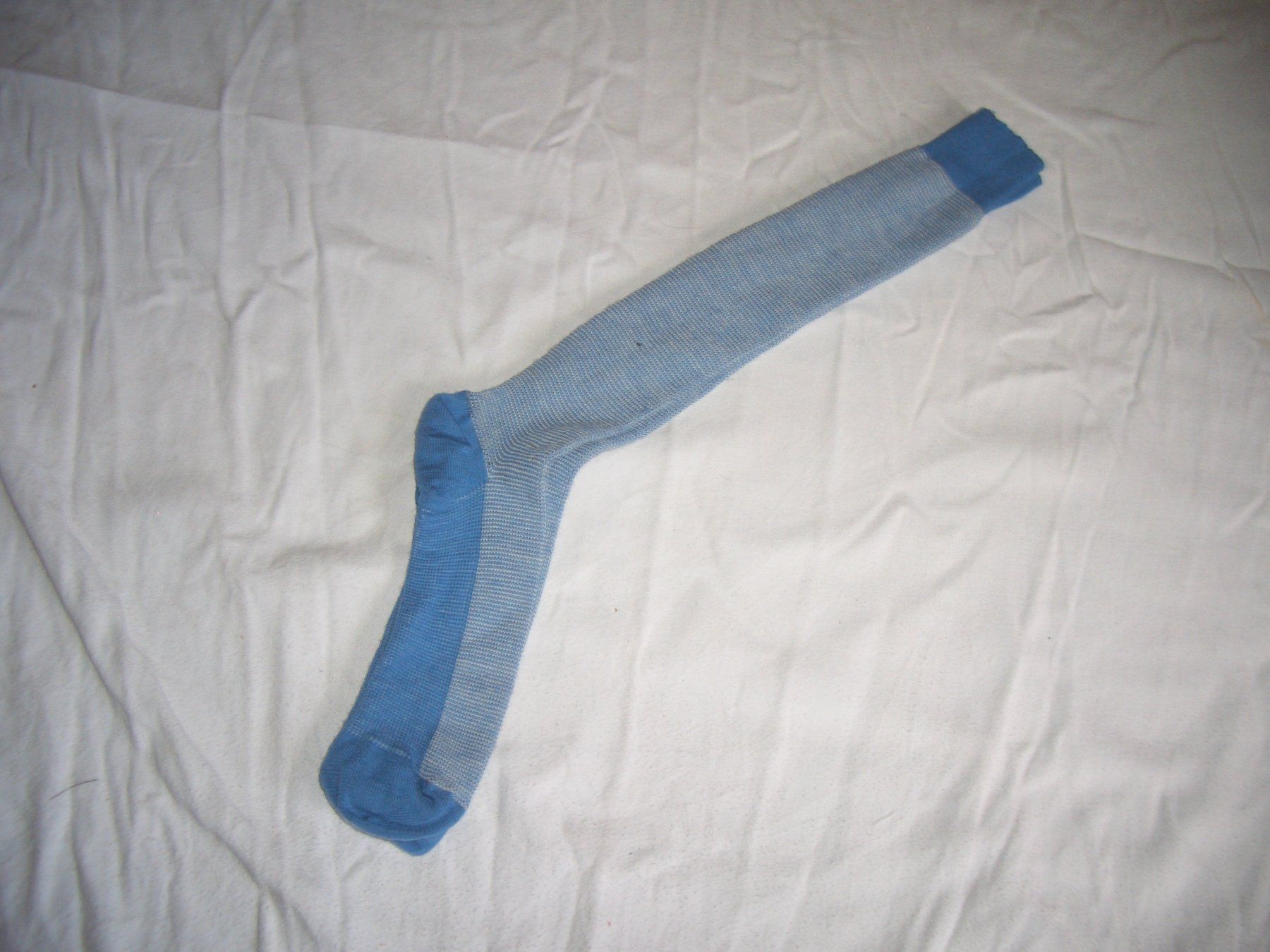 Calze: Kniestrümpfe blau hellblau ungebraucht – Nuovo (secondo la descrizione) da Präz venduto da Eroberto