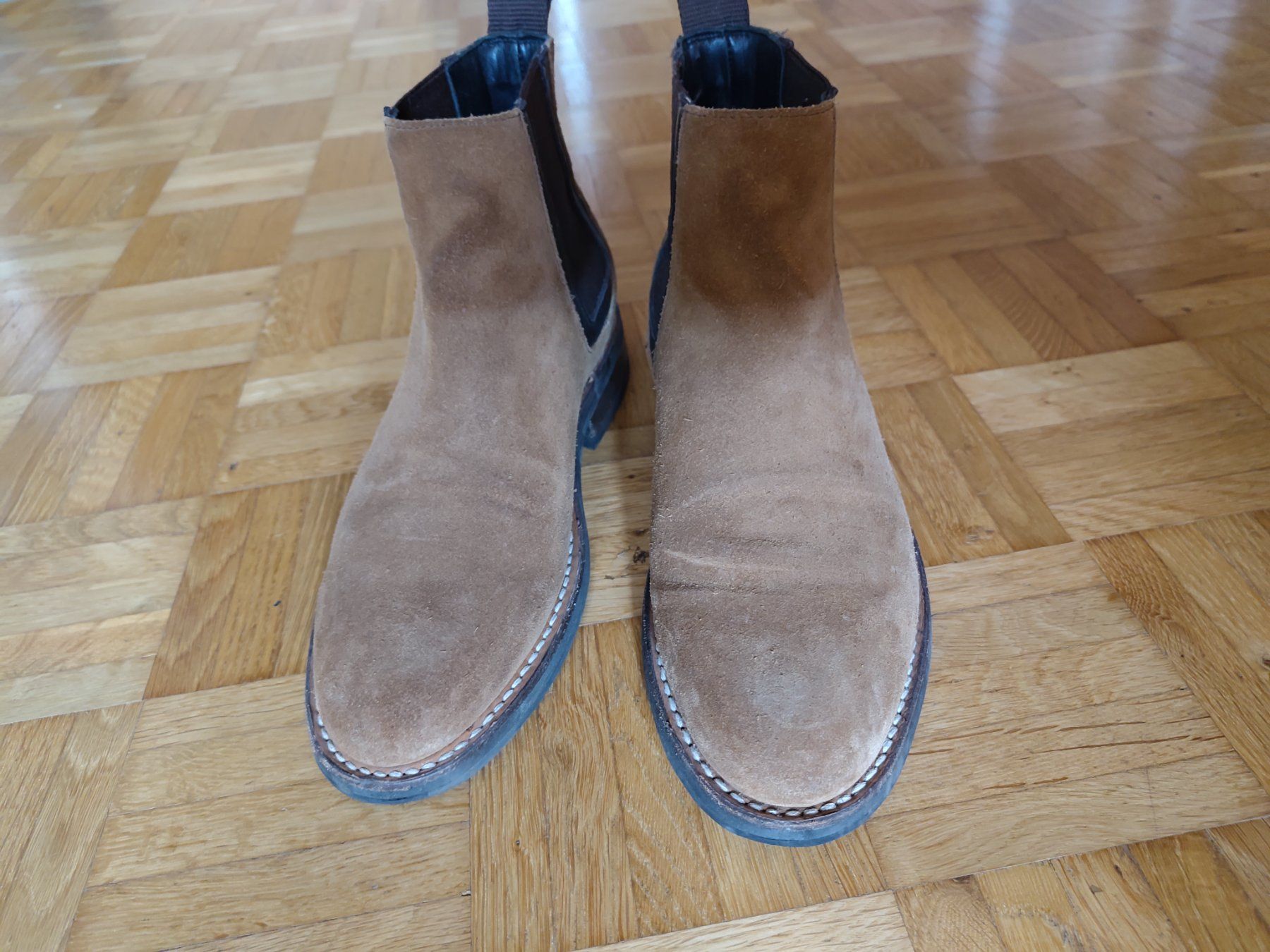 Herrenschuhe: Thursday Boots "Duke" Chelsea Boot, Hellbraun, US Grösse 6 – Gebraucht aus Rüedisbach von Minduck 4
