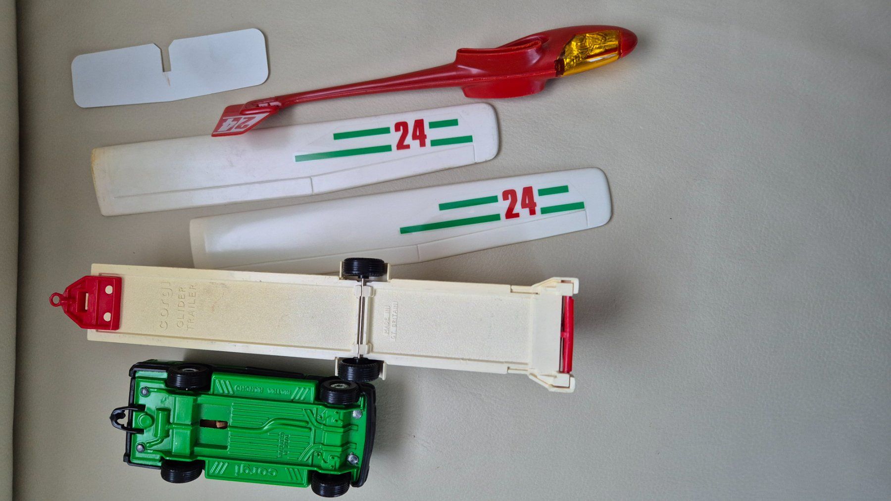 Corgi Toys Modellini d'auto: Corgi Matra Rancho mit Corgi Glider Trailer – Usato da Jona venduto da petzi2 3