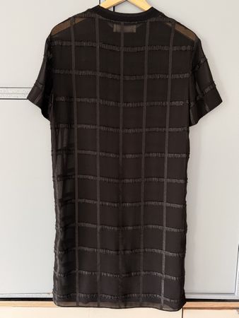 Malene Birger durchsichtiges T Shirt Kleid aus Chiffon XS