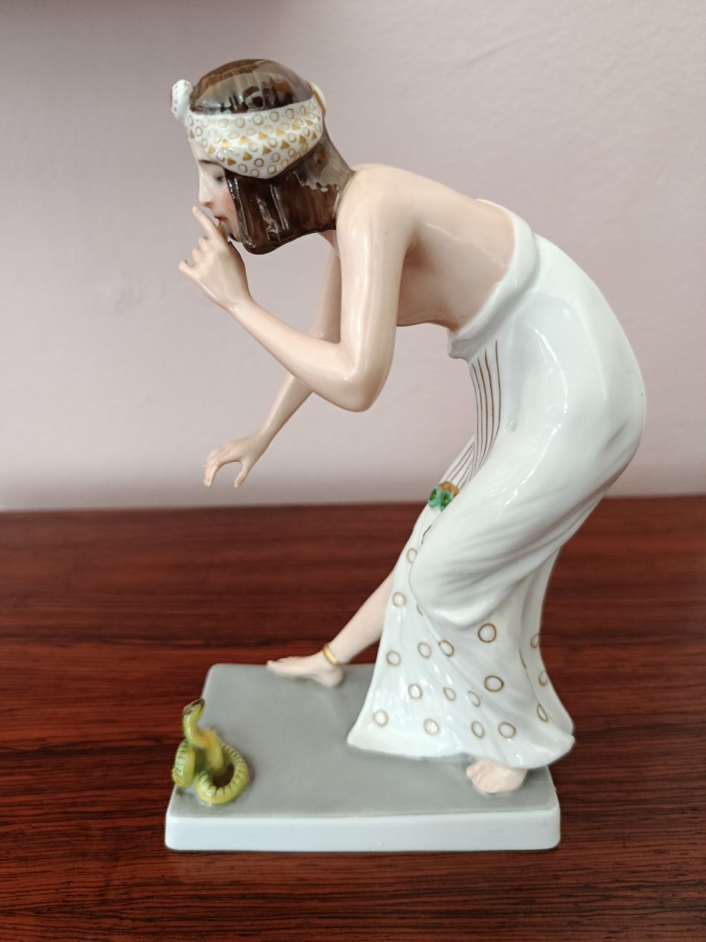 Rosenthal Statuette: Rosenthal Figur Schlangenbeschwörerin , B.Boehs 19,5 cm – Usato da Zürich venduto da timeless.tones 4
