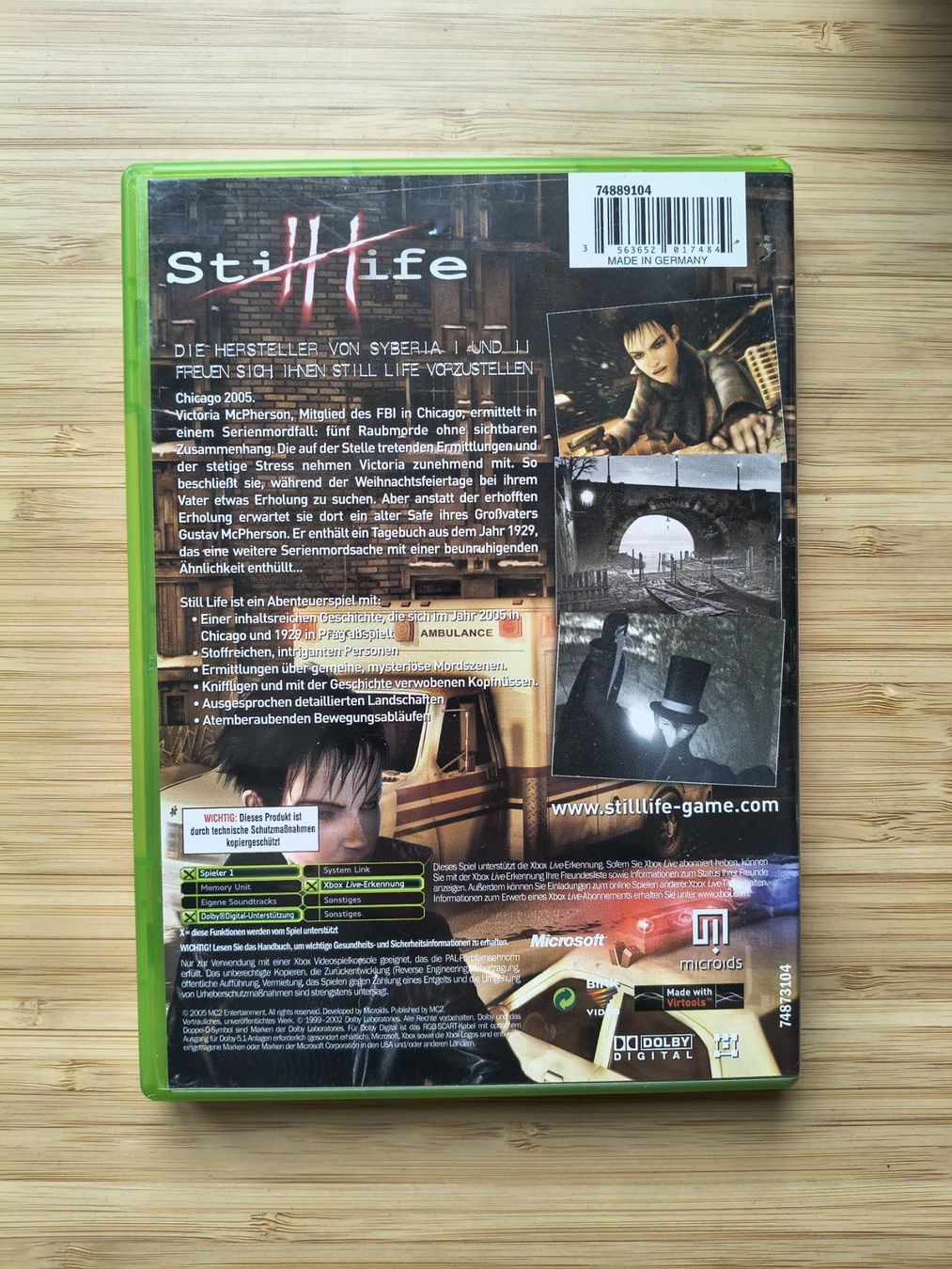 Giochi: Still Life (XBox) – Usato da Riedholz venduto da ste_96cd 1