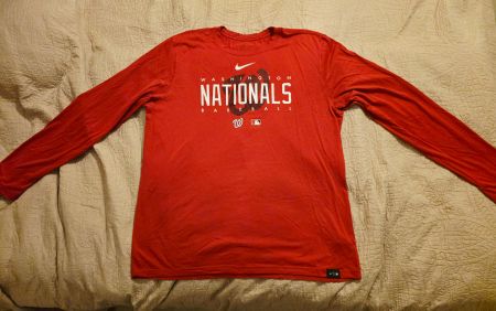 Langarmshirt Nike Washington Nationals Gr. XL, wie neu