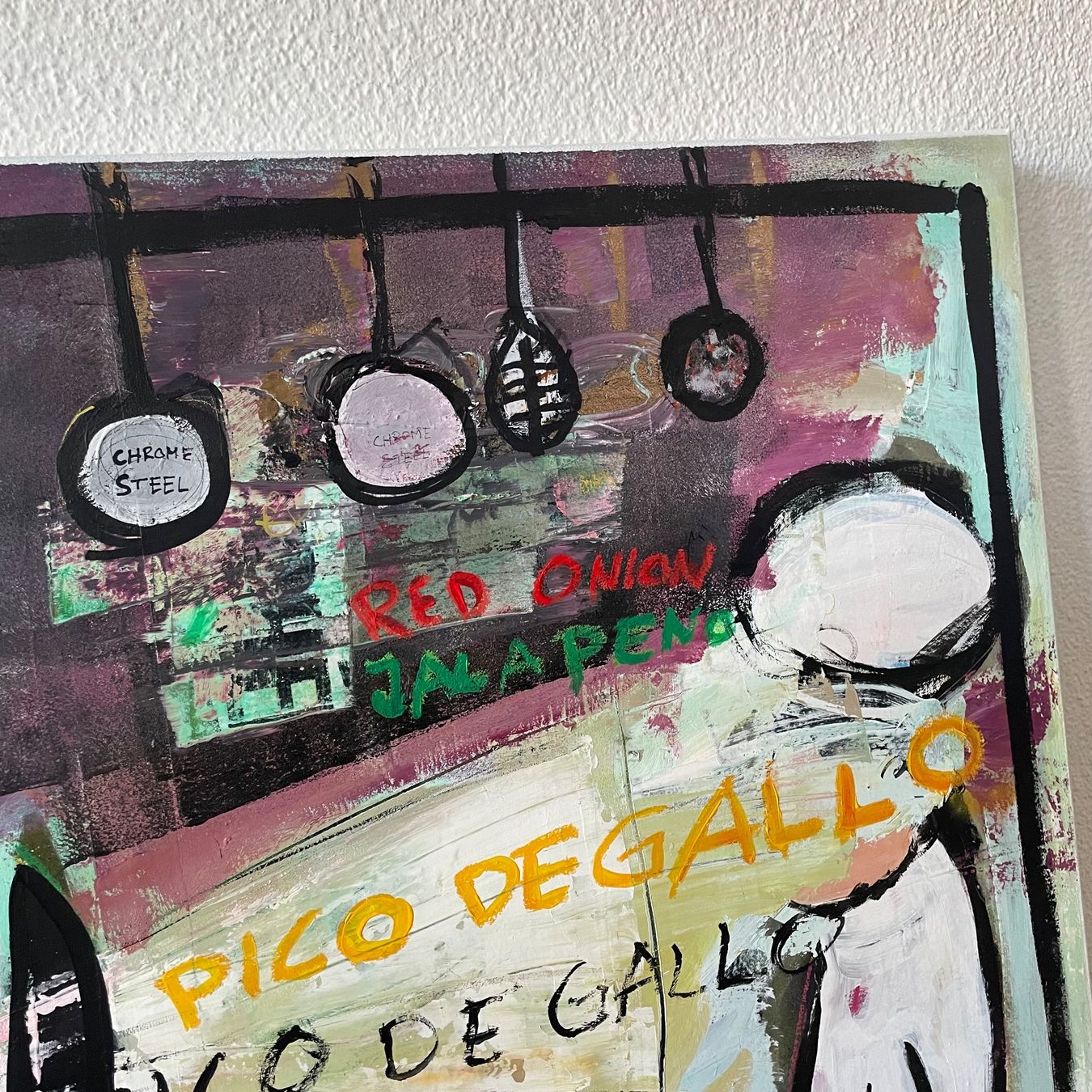 Dipinti: Neo Expressionism Kunst Modern Urban Chef Küche Kitchen Bild – Nuovo (secondo la descrizione) da St. Niklausen LU venduto da Stefan_Bammert_Art 1