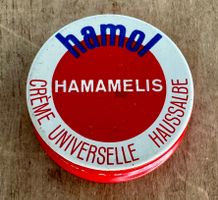 Kleine Blechdose Kaufladen 3 cm Hamamelis Crème HAMOL