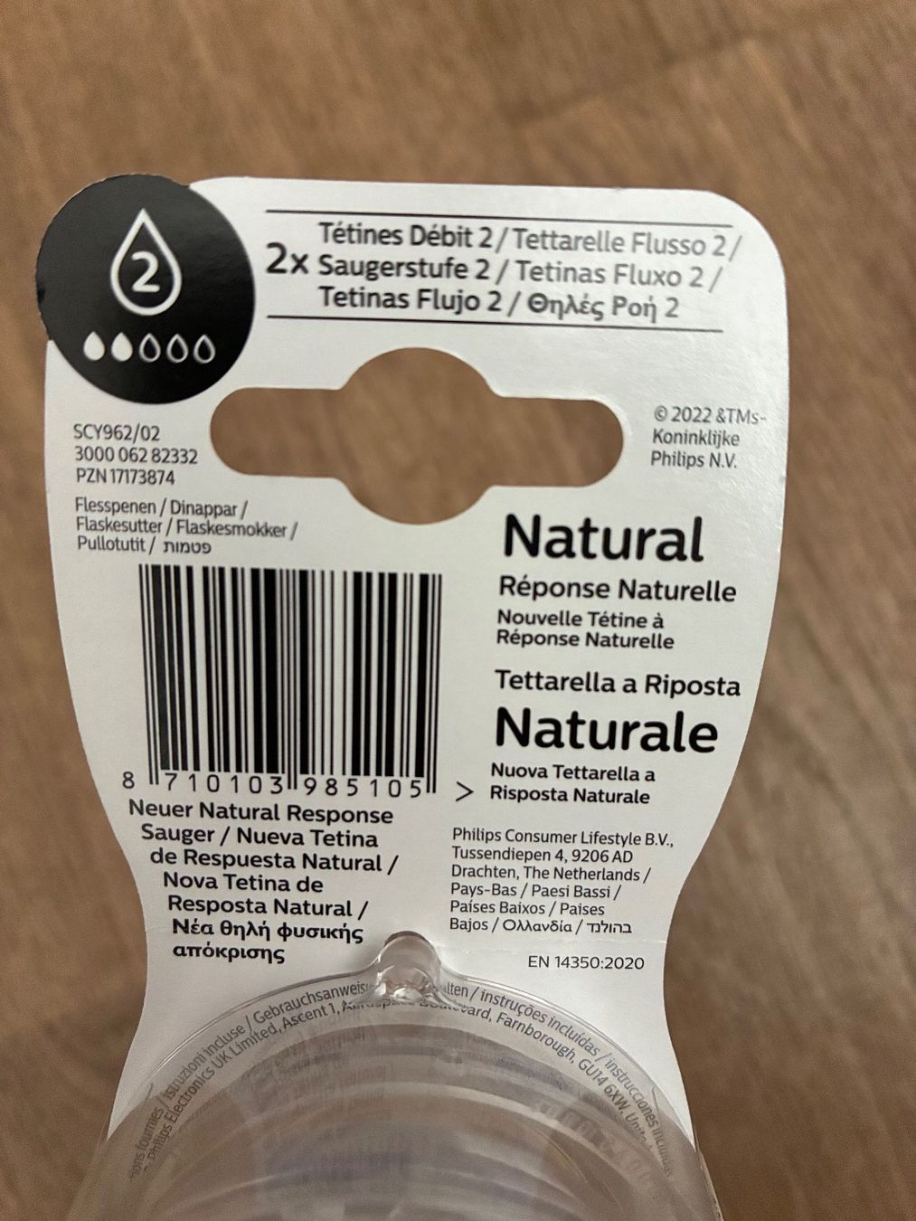 Avent Pasti del neonato: Philips Avent Sauger Natural 2 Stk. 0m+ Neuware – Nuovo e nell'imballaggio originale da Bubikon venduto da Mibaumi 1