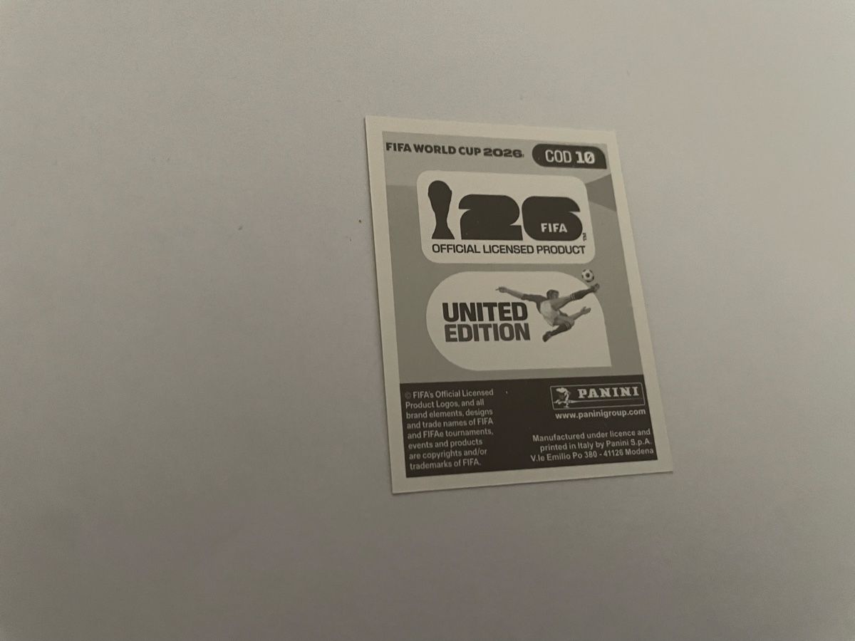 Panini Carte collezionabili: FIFA WM 2026 Edo Kavembre COD 10 – Nuovo (secondo la descrizione) da Winterthur venduto da Cobraforce 1