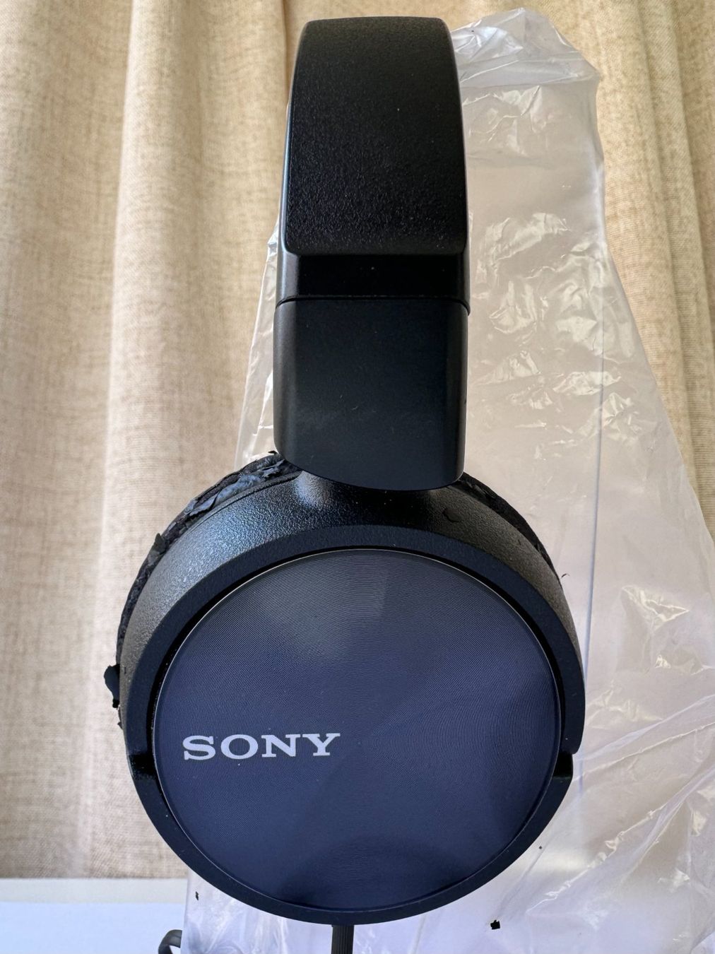 Sony Cuffie: Coussinets abimés ! SONY - Casque Audio - Noir – Usato da Genève venduto da Reveur 2