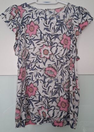 Damenbluse mit Blumenmuster Grösse S